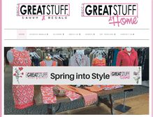 Tablet Screenshot of greatstuffresale.com